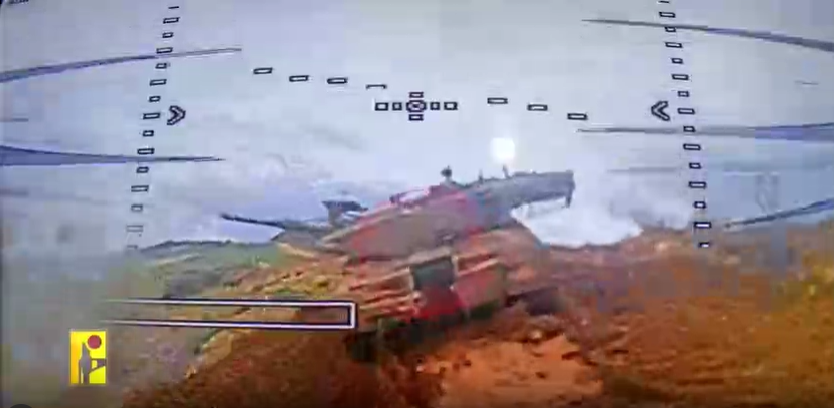 கவச வாகனங்களின் எமன்: ஹிஸ்புல்லாவின் FPV ட்ரோன் தாக்குதலில் சிதறிய மெர்காவா!