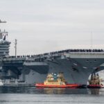 அமெரிக்காவின் விமானம் தாங்கி கப்பலான USS Abraham Lincoln கப்பல் தற்போது அமெரிக்காவை நோக்கித் திரும்பிச் செல்வதாக (withdrawing) தகவல்.
